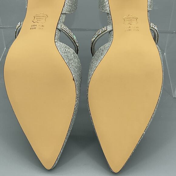 NEW Nina Women’s Brystol Evening Pumps Silver Size 5.5M - Picture 10 of 10